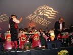 Playing the anvil!
