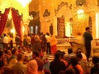 A service of song and worship was taking place.