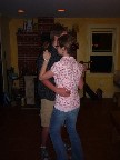 Max and Heidi practicing Merengue dance.