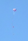 Ho-Jo successfully deployed the chutes. The Main was set to come out at 800
