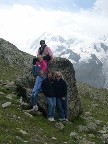 Hiking down from the Gornegrat Station