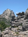The wind carves some interesting shapes in the granite.