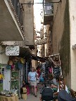 The streets of the old town are narrow and full of delightful shops.