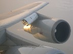 The early morning Air India flight was beautiful.