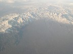 The foothills gave way to the bigger, snow-capped mountains.