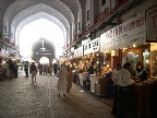 Vendors set up on the way into the fort. (This seemed very tame compared to Mont Saint-Michel!)