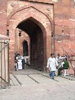 Agra Fort began life in 1565 as a principally military structure. It is hard to appreciate how "thick" the outer walls are without being there.