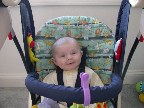 "I like my Big Girl Chair"