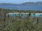 our beach and room across hawksnest bay