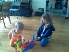 racing cars down the track