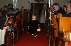 flower girl leads the way