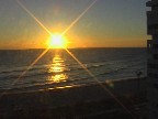 sunrise from the hotel room