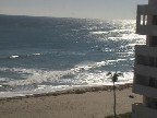 sun shimmers over the atlantic